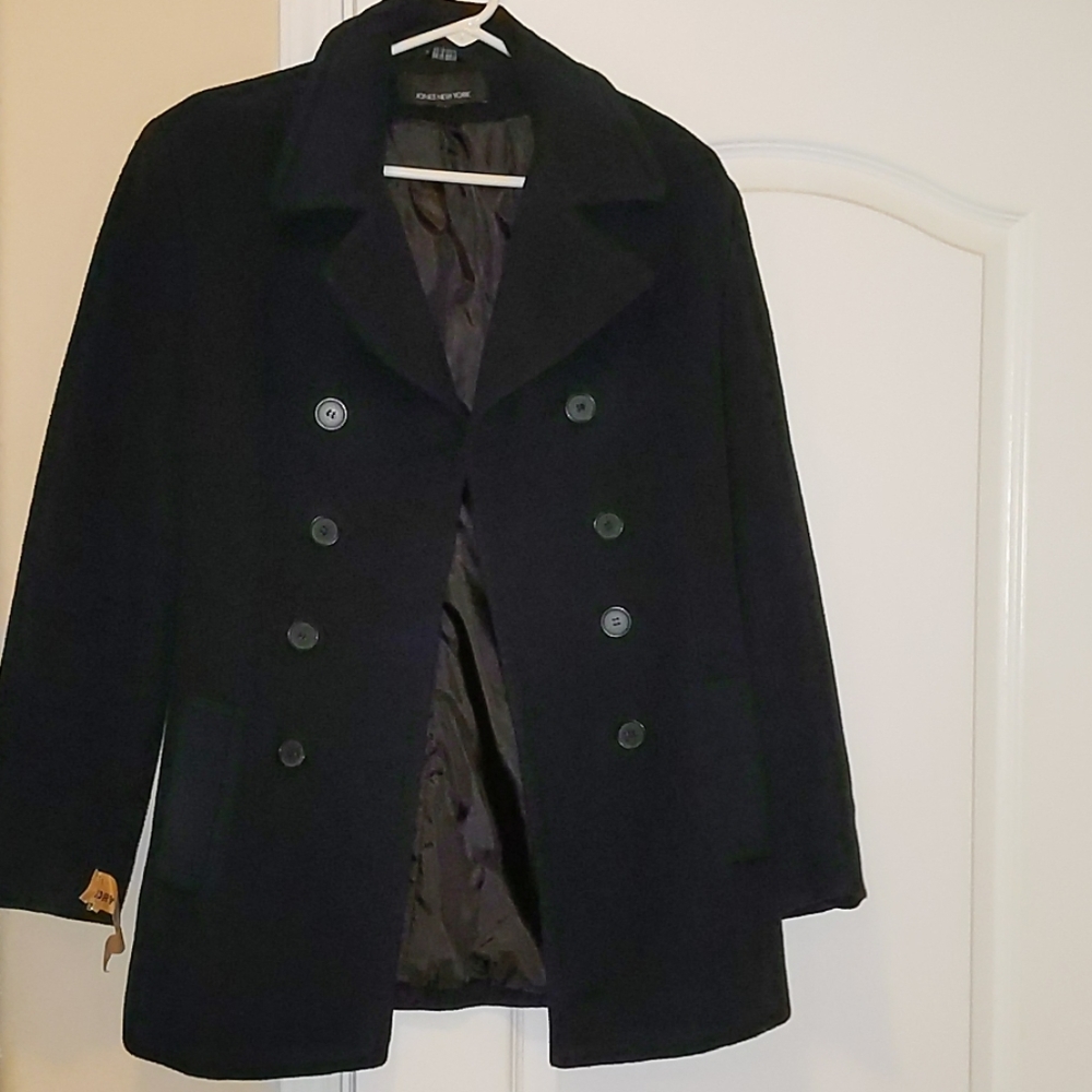 Jones New York Women's Black Coat Size 8